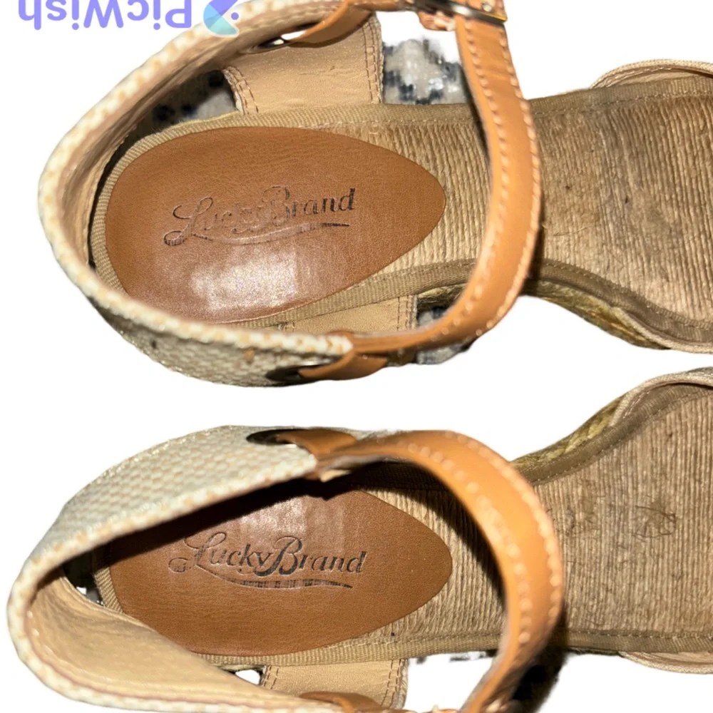 Lucky Brand Kyndra Wedge Sandal Size 9.5